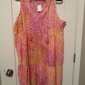 Colorful Sleeveless Dress